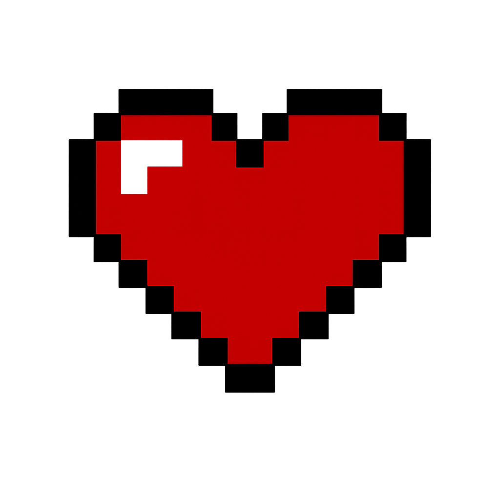 pixel heart